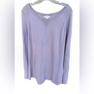 Wearing Your Heart On Your Lightweight Lavender Purple Crew Neck Sweater XL